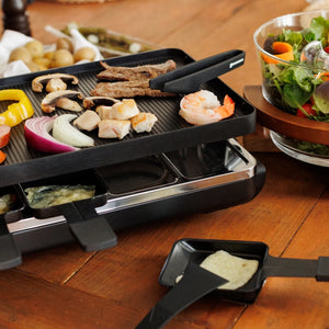 Classic Anthracite Cast Aluminum Raclette Grill