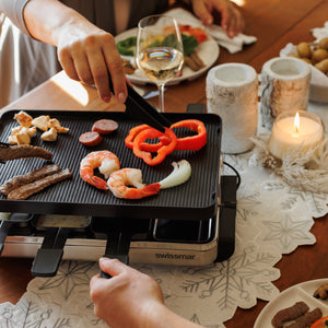 Classic Non-Stick Cast Aluminum Raclette Party Grill