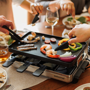 Classic Non-Stick Cast Aluminum Raclette Party Grill