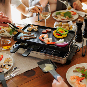 Classic Non-Stick Cast Aluminum Raclette Party Grill