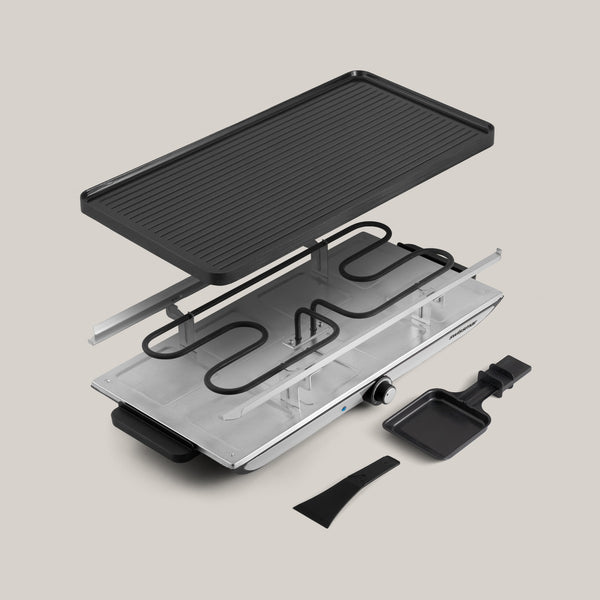 Geneva Non-Stick Cast-Aluminum Raclette Party Grill