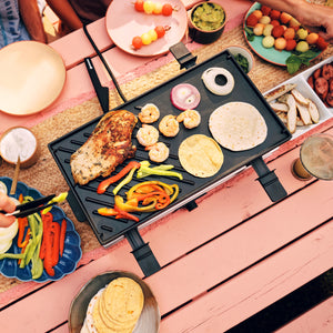 Verso Indoor / Outdoor Cast-Iron Raclette Party Grill