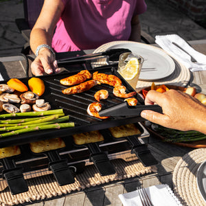 Verso Indoor / Outdoor Cast-Iron Raclette Party Grill