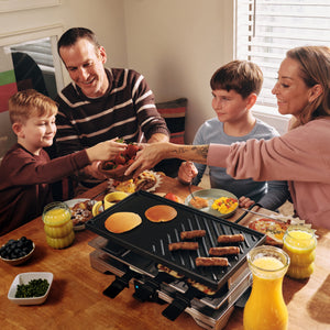 Verso Indoor / Outdoor Cast-Iron Raclette Party Grill