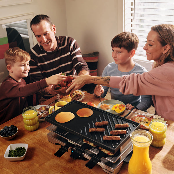 Verso Indoor / Outdoor Cast-Iron Raclette Party Grill
