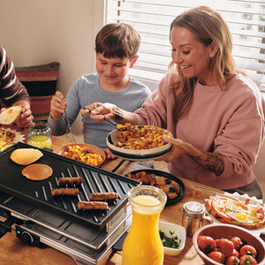 Verso Indoor / Outdoor Cast-Iron Raclette Party Grill