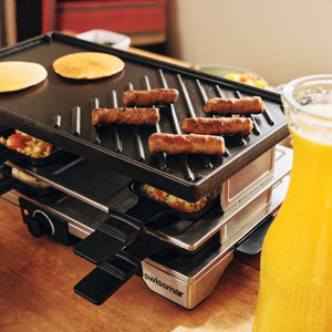 Verso Indoor / Outdoor Cast-Iron Raclette Party Grill