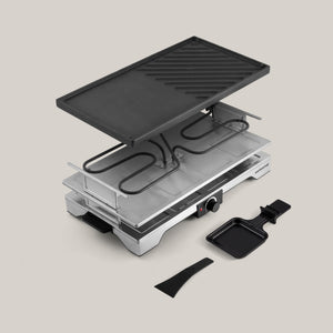Verso Indoor / Outdoor Cast-Iron Raclette Party Grill