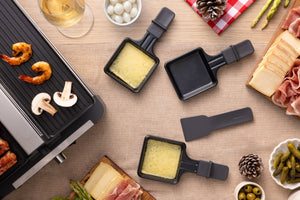 Venti 8 Person Raclette Grill with Smoke Extractor