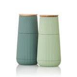 2-Piece Salt and Pepper Mill Set | Green | Oakwood | SCAPE | AdHoc