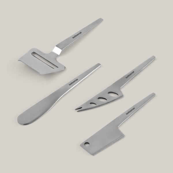 Slim-Line Stainless Steel Cheese Knife Set