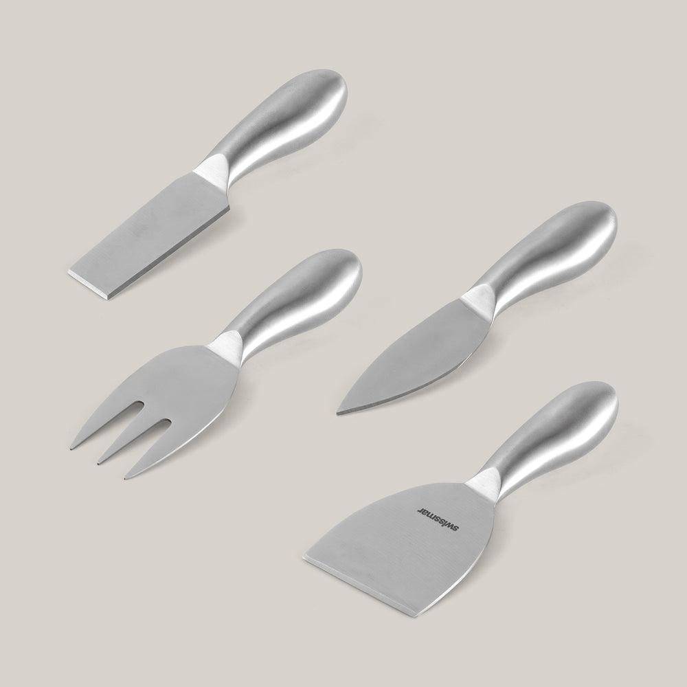 Petite Stainless Steel Cheese Knife Set