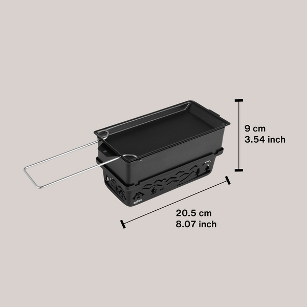 Tandem Candlelight Portable Raclette & Fondue Set