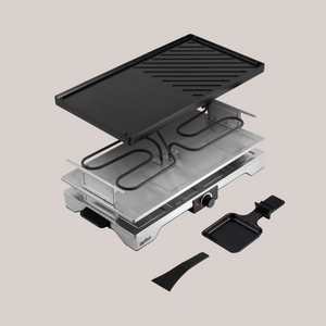 Verso Indoor / Outdoor Cast-Iron Raclette Grill