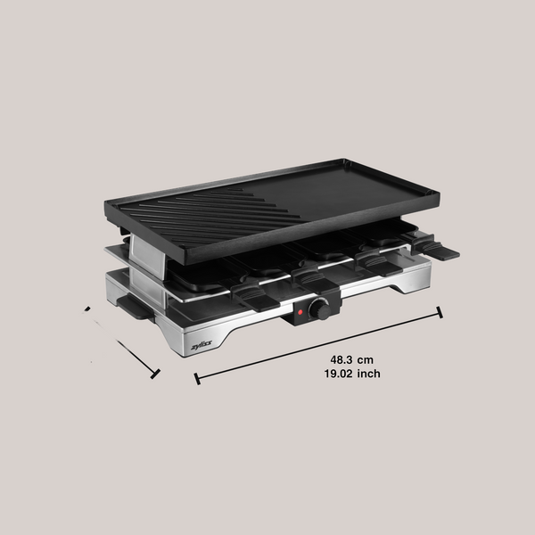 Verso Indoor / Outdoor Cast-Iron Raclette Grill