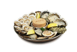 2 in 1 Oyster Tray Set | Wooden Puck | Shucker Paddy